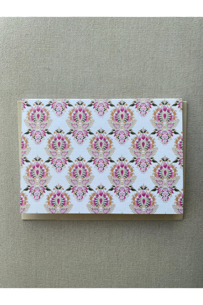 Greeting Card - Ikat Indian Print